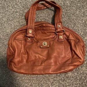 marc jacobs brown leather bag